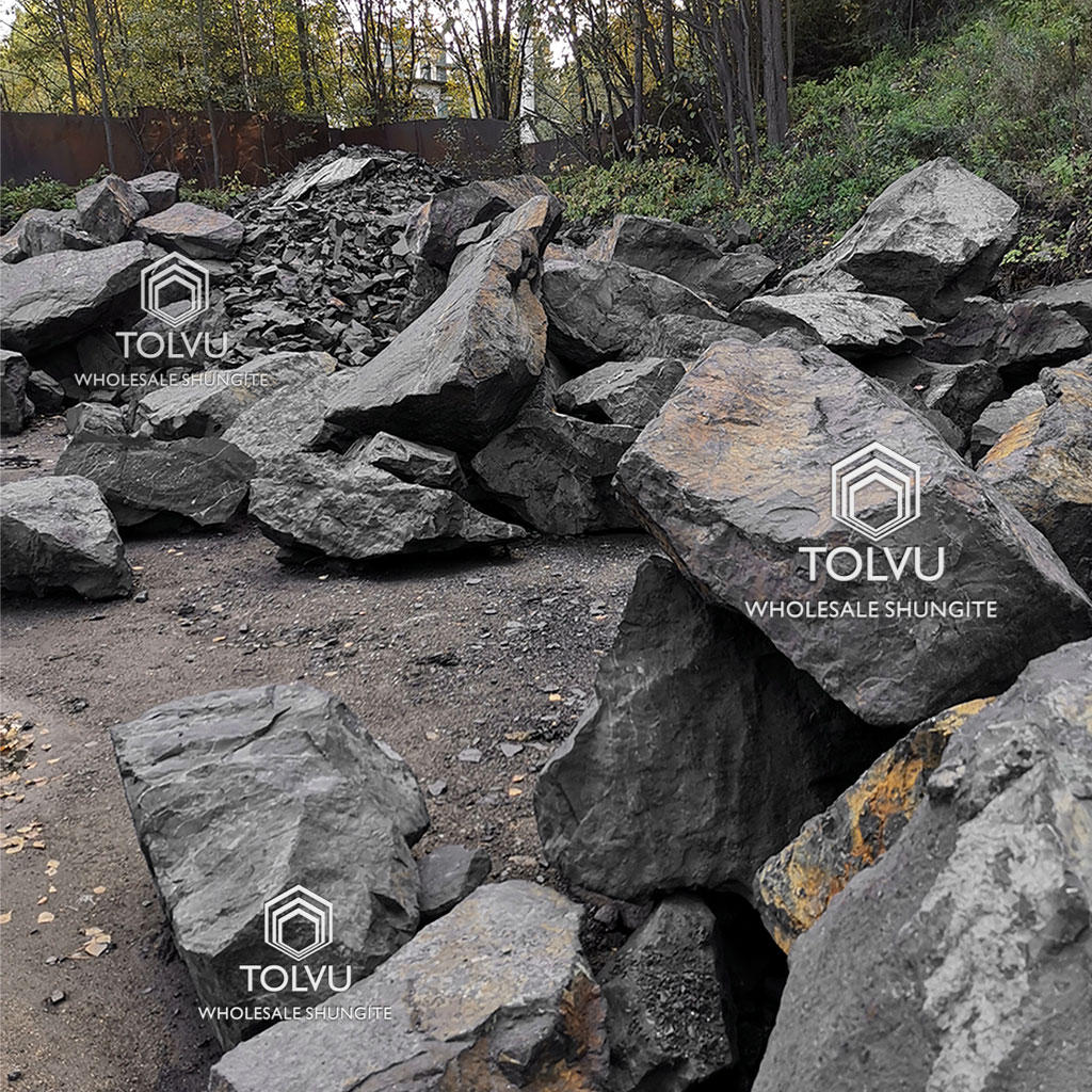 Petrovsky Shungite & Shungit Piedra Bruta Aprox. 3,05 Kg. (Ps #23)