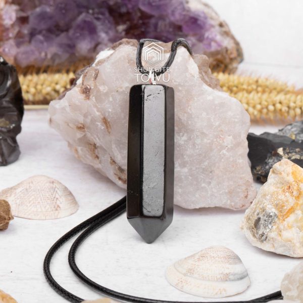 shungite crystal necklace genuine