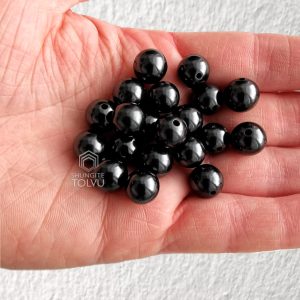 shungite beads 10mm