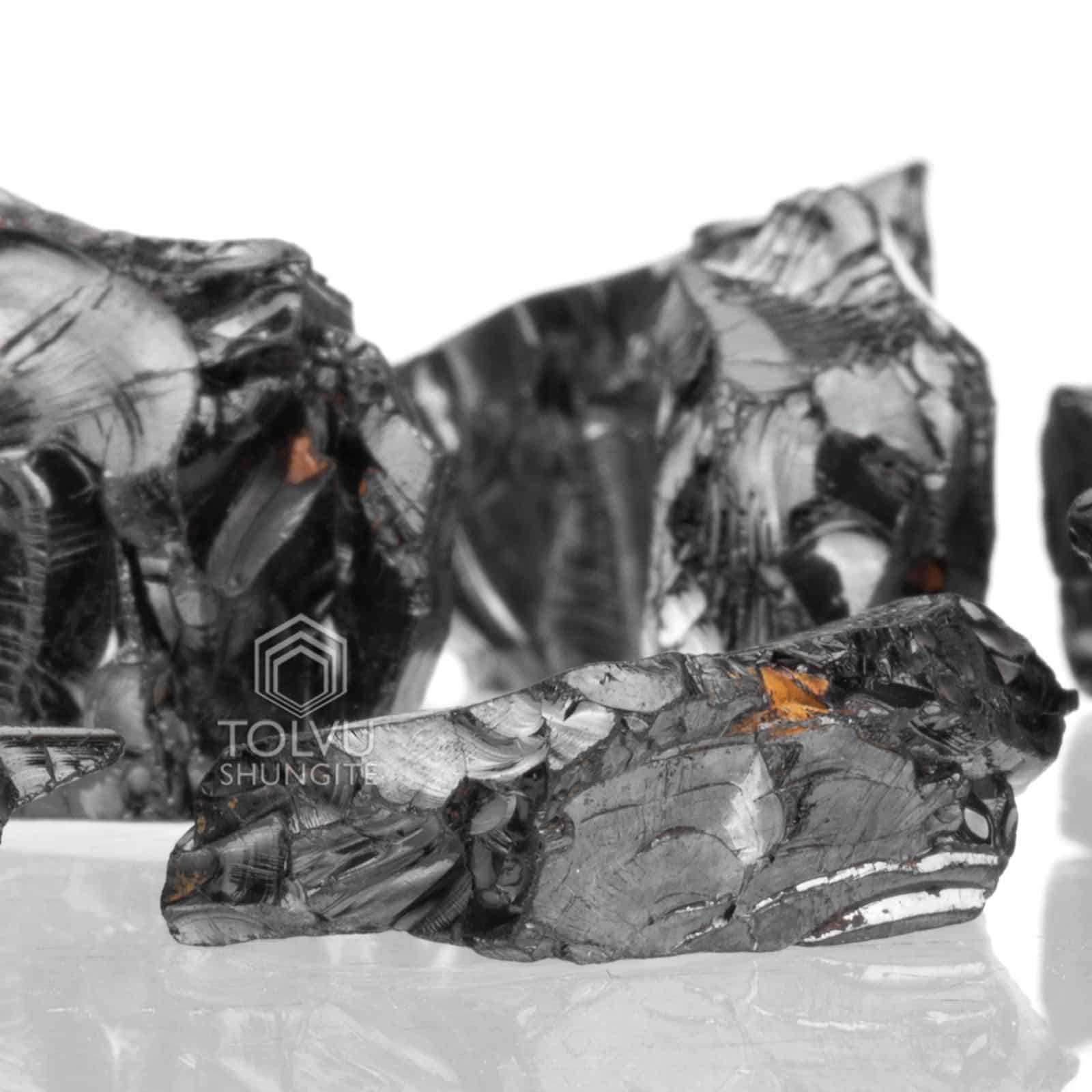 Elite shungite stones of 5-9 grams in package 0.11 lbs and more