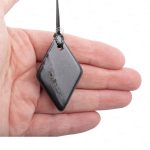 authentic stone rhombus necklace and hand