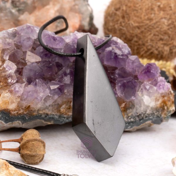 shungite Crystal pendant real