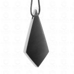 Shungite Crystal pendant necklace of stone