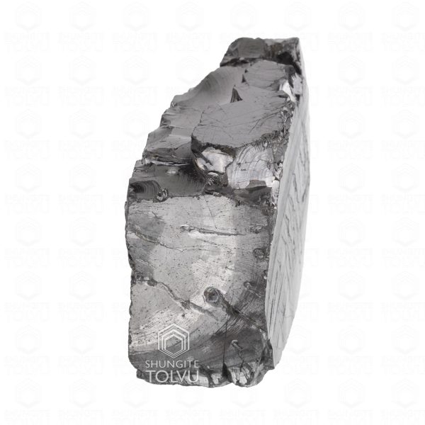 Real elite shungite stone close-up