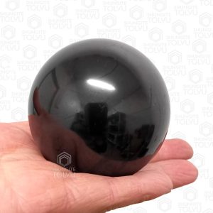 Polished shungite sphere in size of а 2,75 in