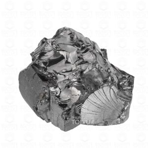 Elite noble shungite stone front view