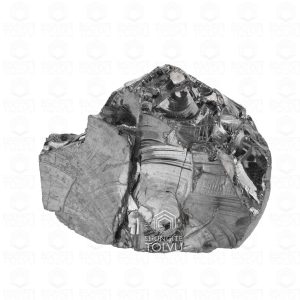 Elite noble shungite stone side view