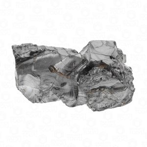 large noble elite shungite stone silver color