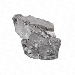 Large elite noble shungite stone front view