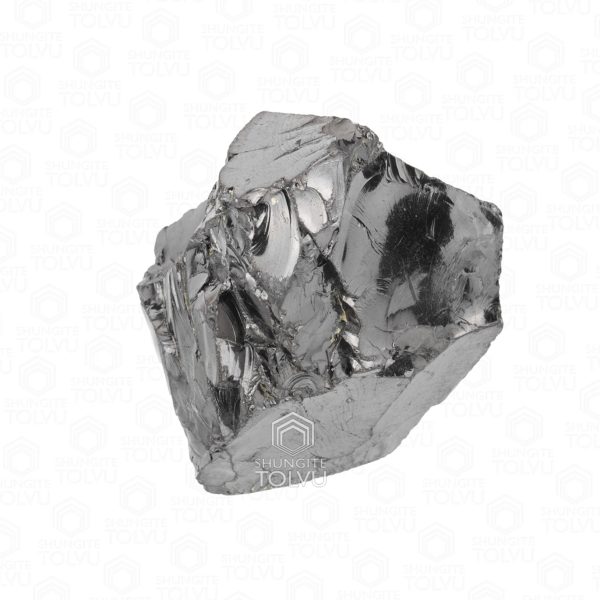 Elite shungite raw stone close-up
