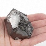 Natural fullerene-rich stone piece