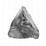 Noble elite shungite stone big front view