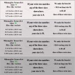 BRACELET SIZE CHART