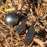 Black stone necklaces