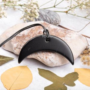 crescent moon necklace