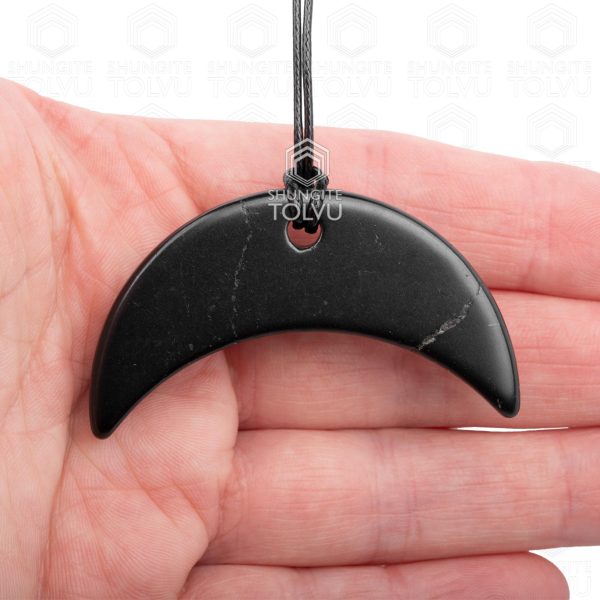 crescent moon necklace double horn
