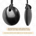 EMF Protection Pendant Lens-Shaped Necklace