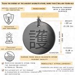 shungite protection necklace worn by woman and man