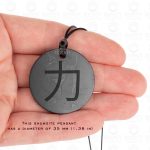 chinese symbol necklace on adjustable cord