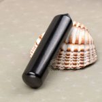side profile black shungite rod massage stick