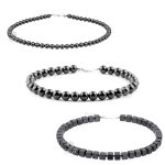 black beaded choker