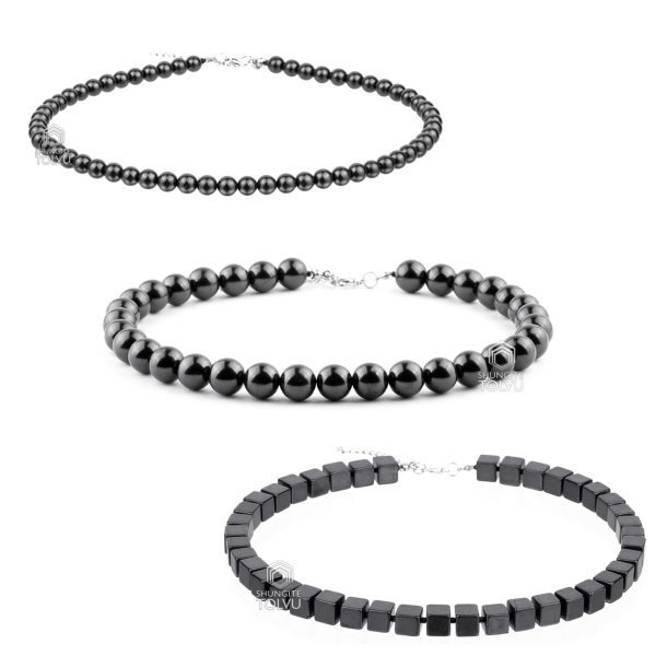 black beaded choker
