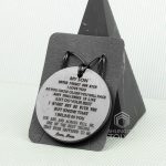 Gift pendant size, thickness and features