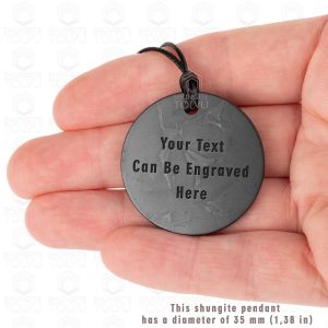 shungite custom pendant
