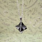 Merkaba pendant side angle jewelry view