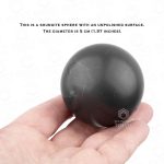 Large stone sphere with natural surfac