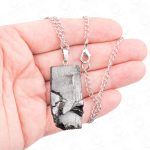 Natural elite shungite EMF protection crystal pendant