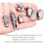 raw elite shungite pendants 5-7 gr